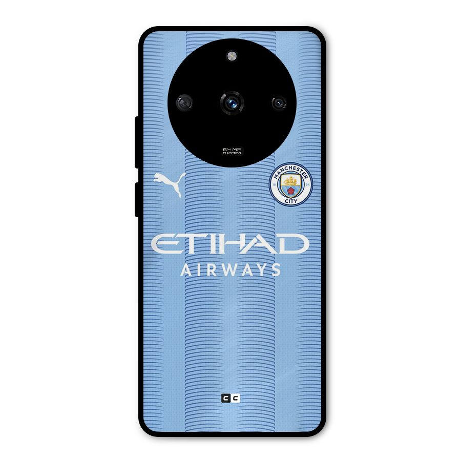 Manchester Etihad Jersey Metal Back Case for Realme Narzo 60 5G