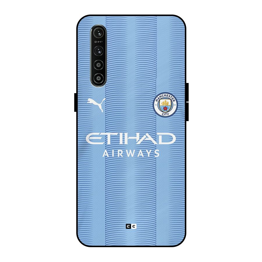 Manchester Etihad Jersey Metal Back Case for Realme XT