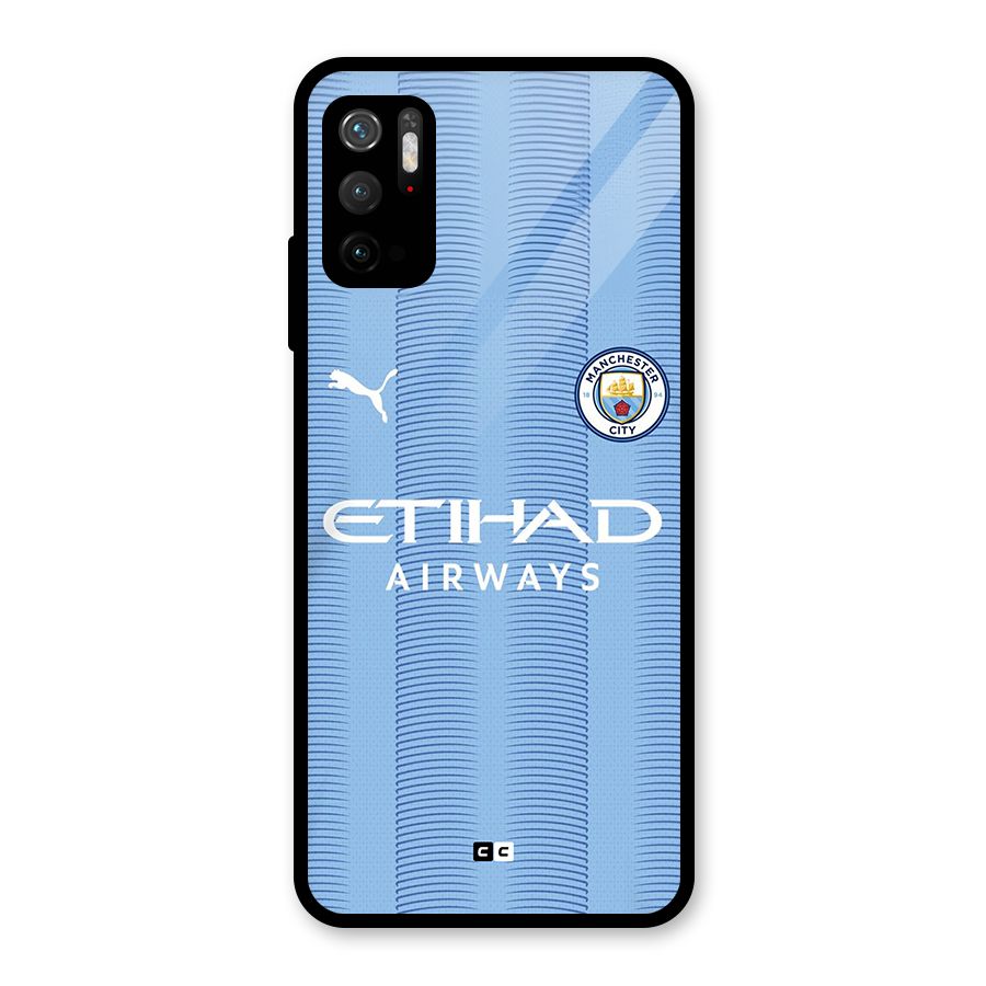 Manchester Etihad Jersey Metal Back Case for Redmi Note 10T 5G