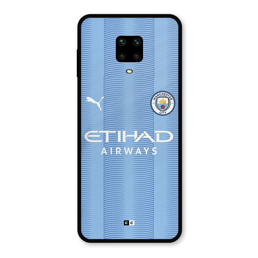 Manchester Etihad Jersey Metal Back Case for Redmi Note 10 Lite