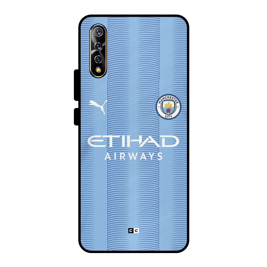 Manchester Etihad Jersey Metal Back Case for Vivo S1