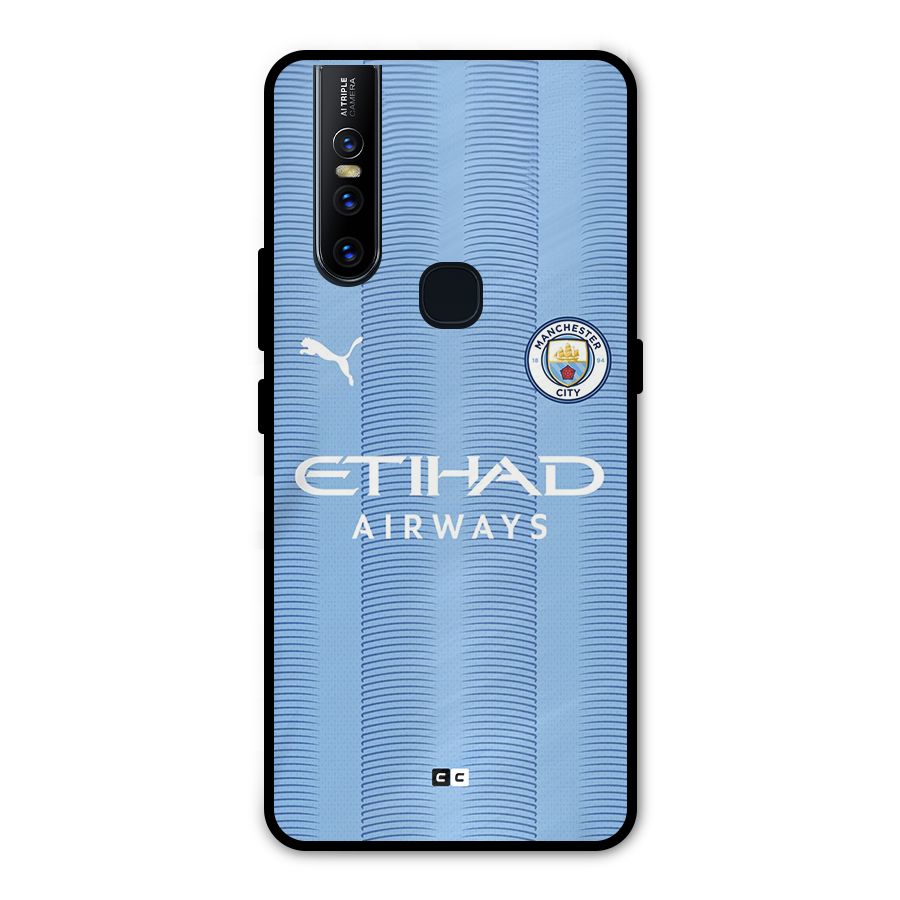 Manchester Etihad Jersey Metal Back Case for Vivo V15