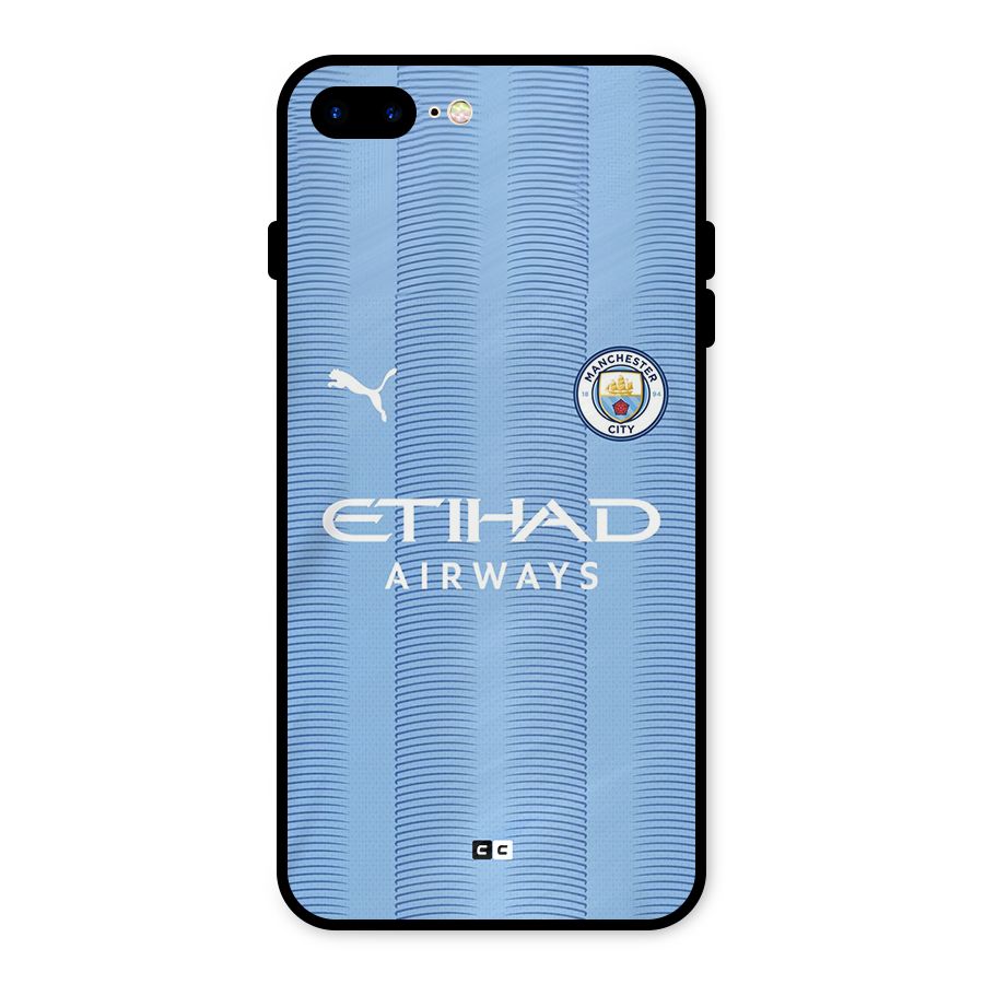 Manchester Etihad Jersey Metal Back Case for iPhone 7 Plus