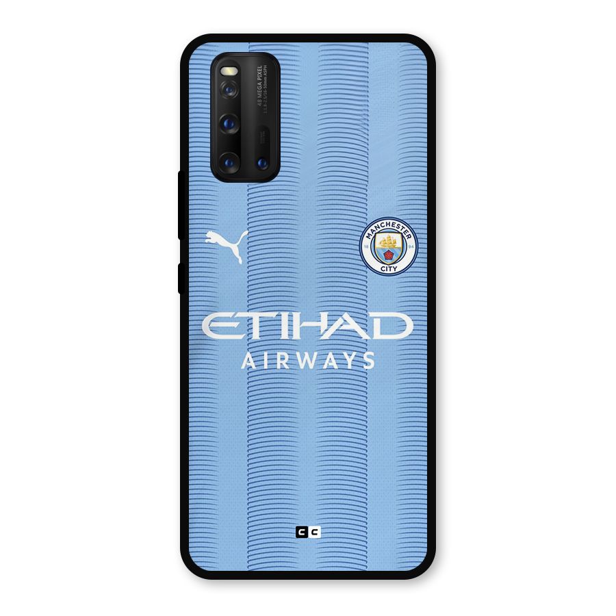 Manchester Etihad Jersey Metal Back Case for iQOO 3