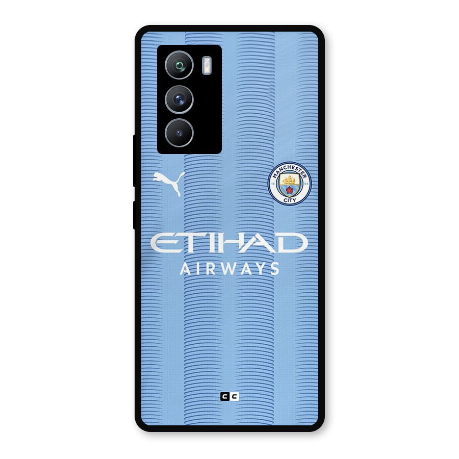 Manchester Etihad Jersey Metal Back Case for iQOO 9 SE