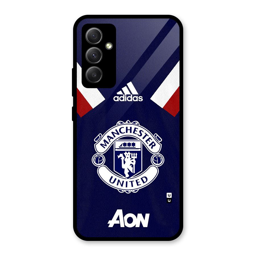Manchester Jersy Glass Back Case for Galaxy A34