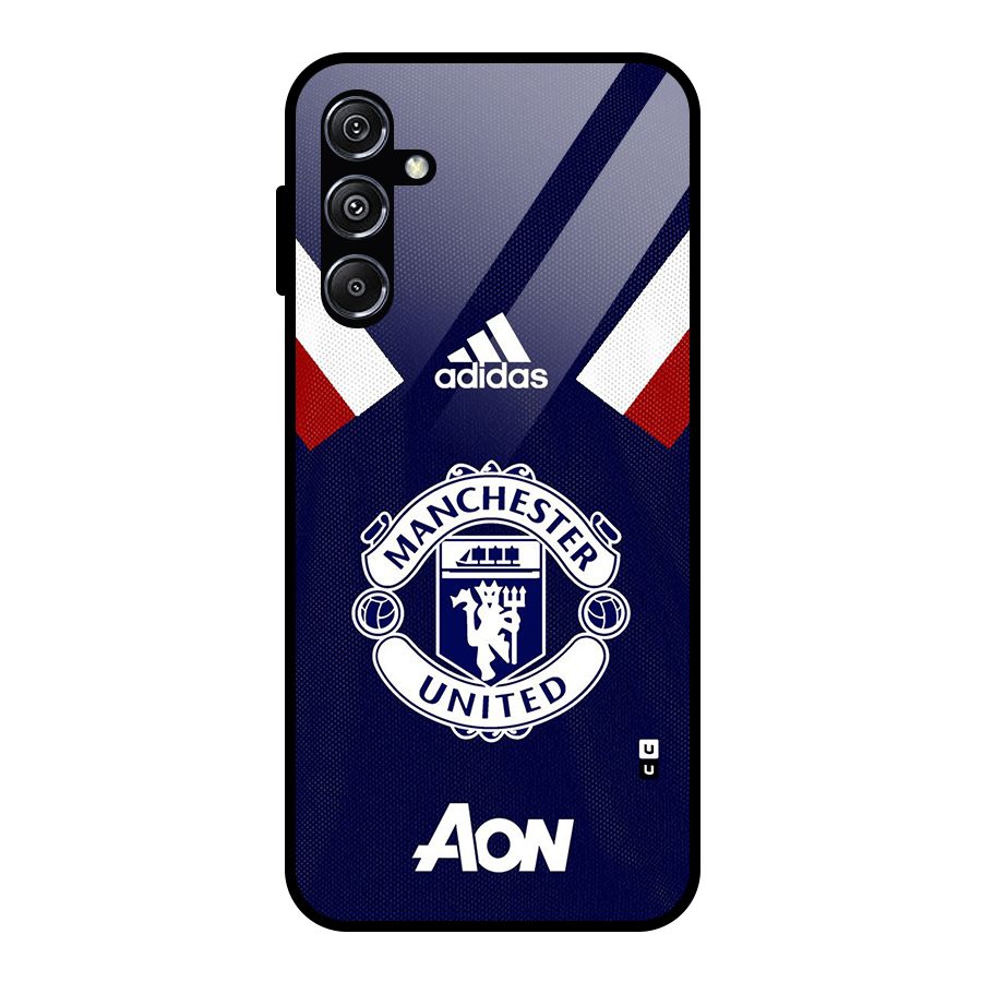 Manchester Jersy Glass Back Case for Galaxy M34 5G
