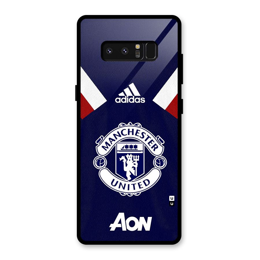 Manchester Jersy Glass Back Case for Galaxy Note 8