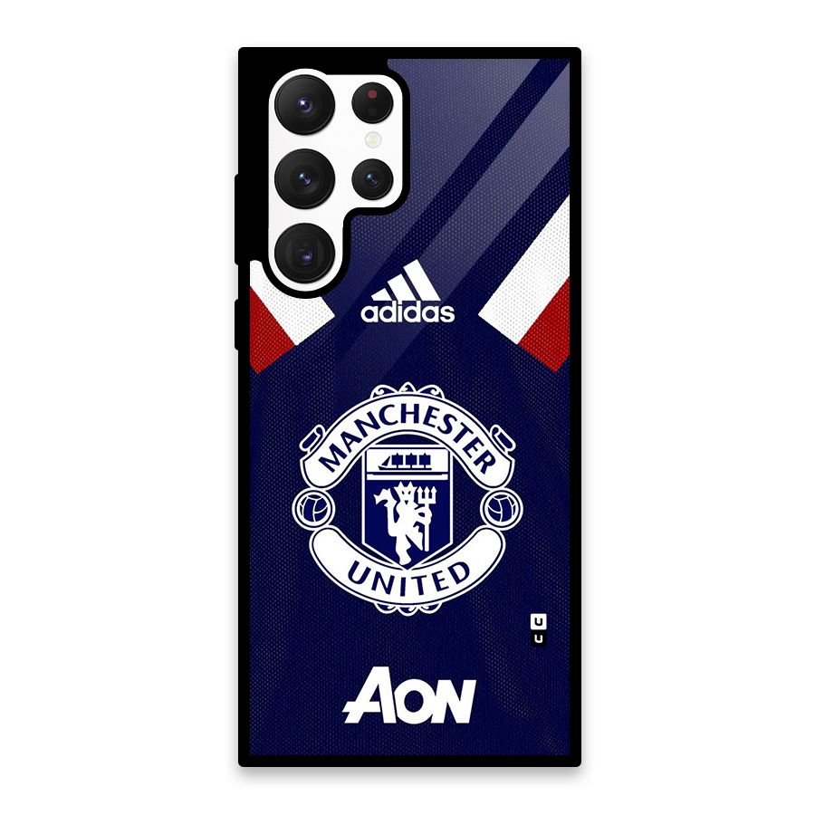 Manchester Jersy Glass Back Case for Galaxy S22 Ultra 5G