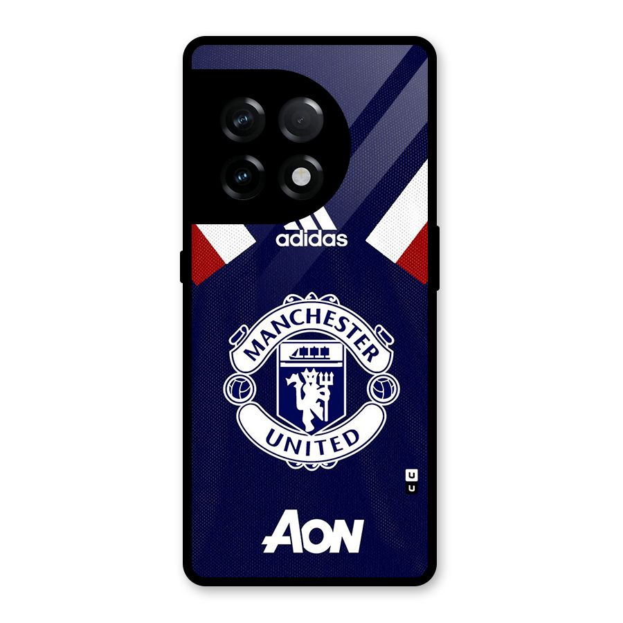 Manchester Jersy Glass Back Case for OnePlus 11R
