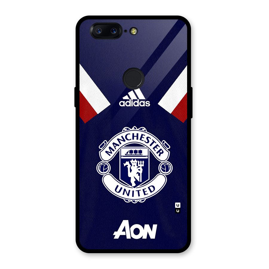 Manchester Jersy Glass Back Case for OnePlus 5T
