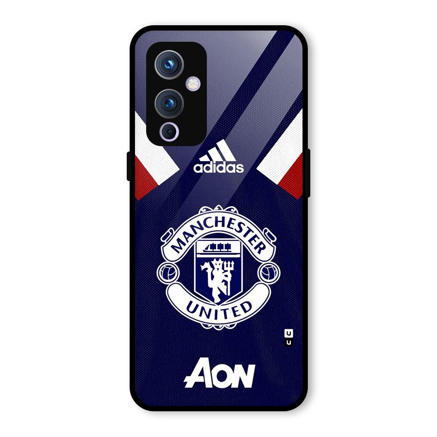 Manchester Jersy Glass Back Case for OnePlus 9