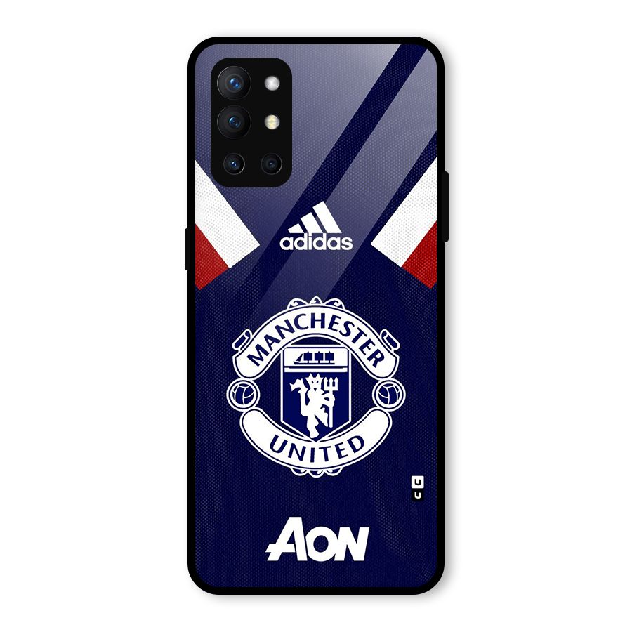 Manchester Jersy Glass Back Case for OnePlus 9R