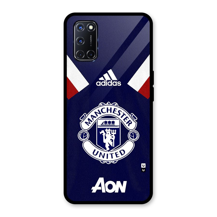Manchester Jersy Glass Back Case for Oppo A52