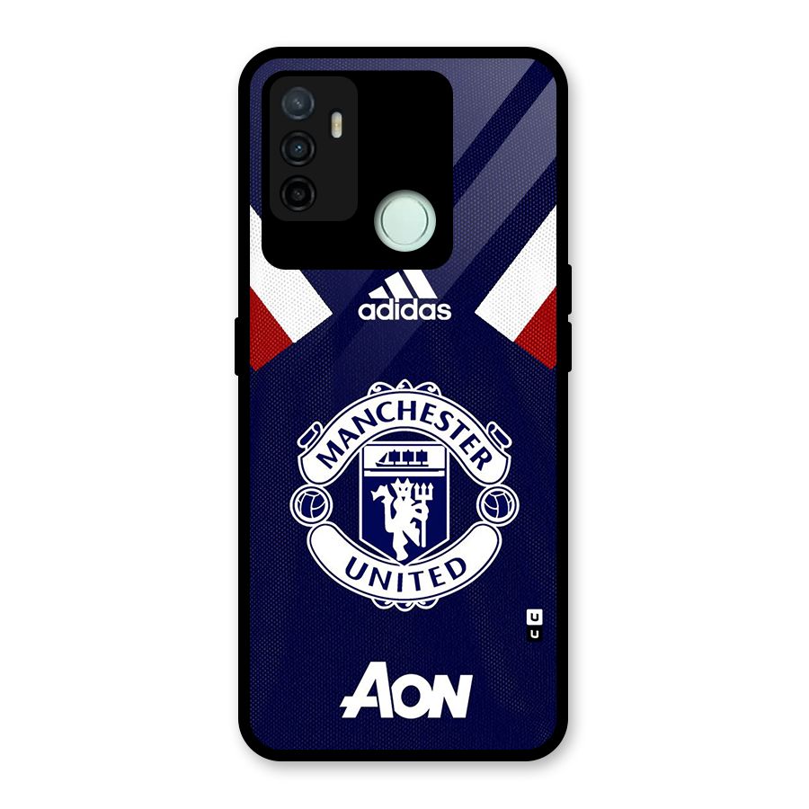 Manchester Jersy Glass Back Case for Oppo A53