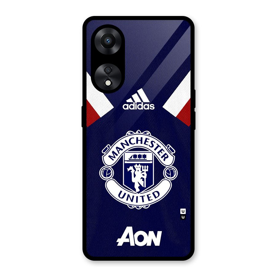 Manchester Jersy Glass Back Case for Oppo A78