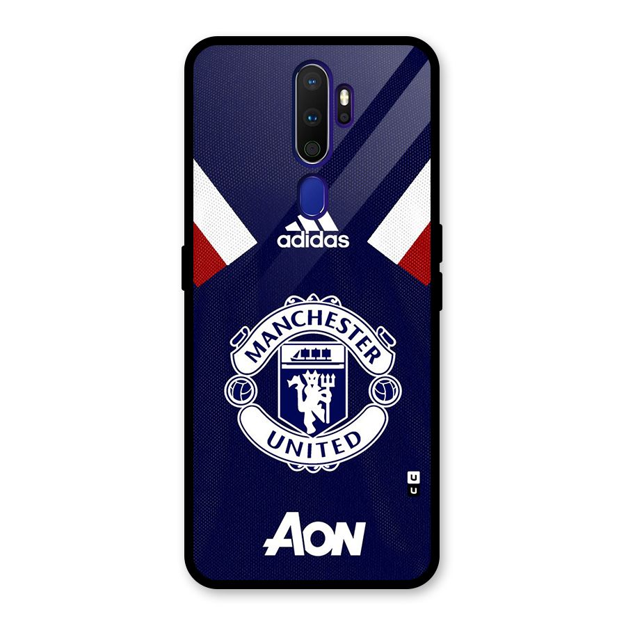 Manchester Jersy Glass Back Case for Oppo A9 (2020)