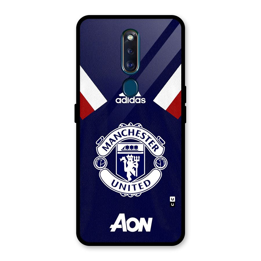 Manchester Jersy Glass Back Case for Oppo F11 Pro
