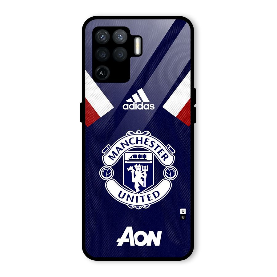 Manchester Jersy Glass Back Case for Oppo F19 Pro
