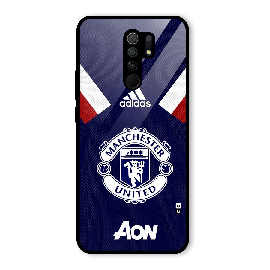 Manchester Jersy Glass Back Case for Poco M2