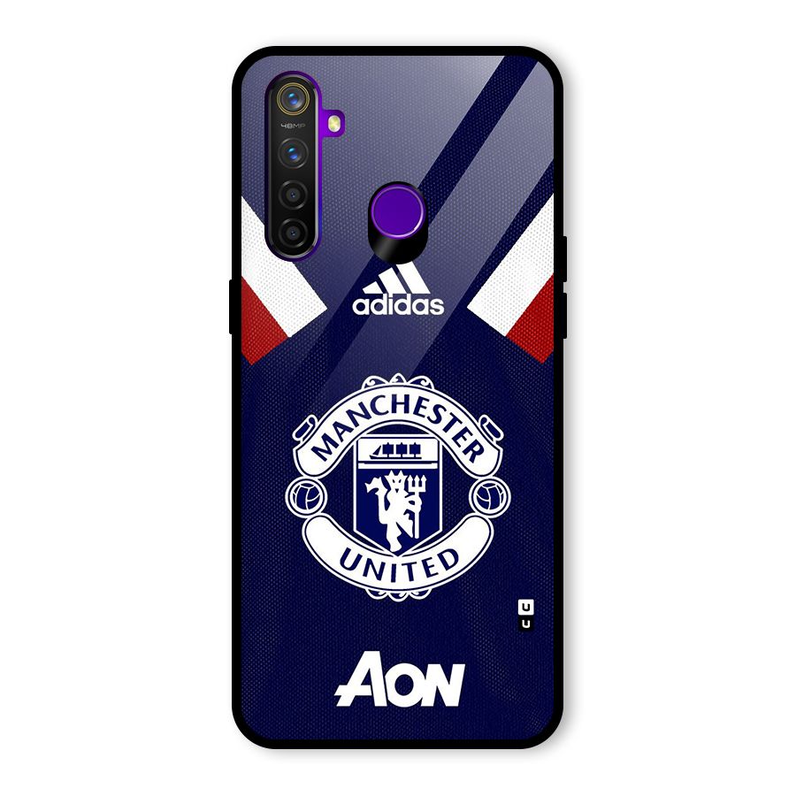 Manchester Jersy Glass Back Case for Realme 5 Pro
