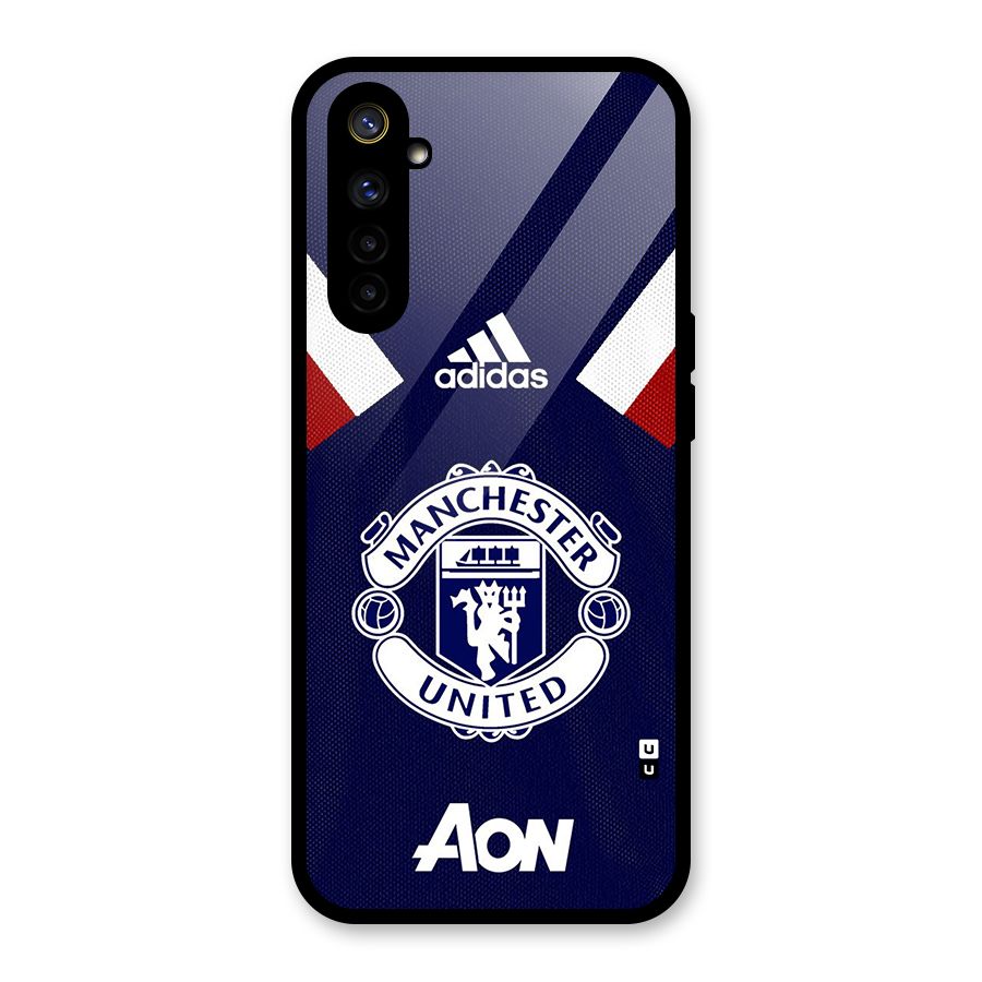 Manchester Jersy Glass Back Case for Realme 6