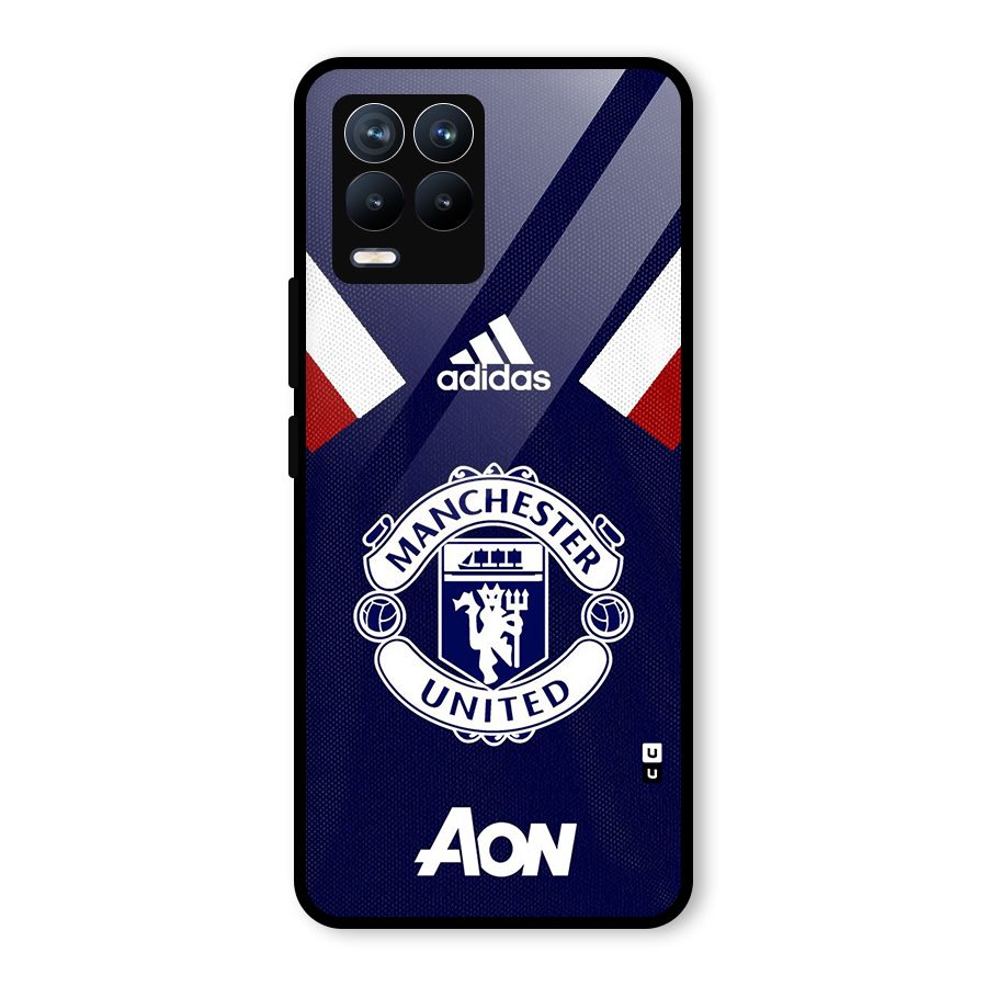 Manchester Jersy Glass Back Case for Realme 8