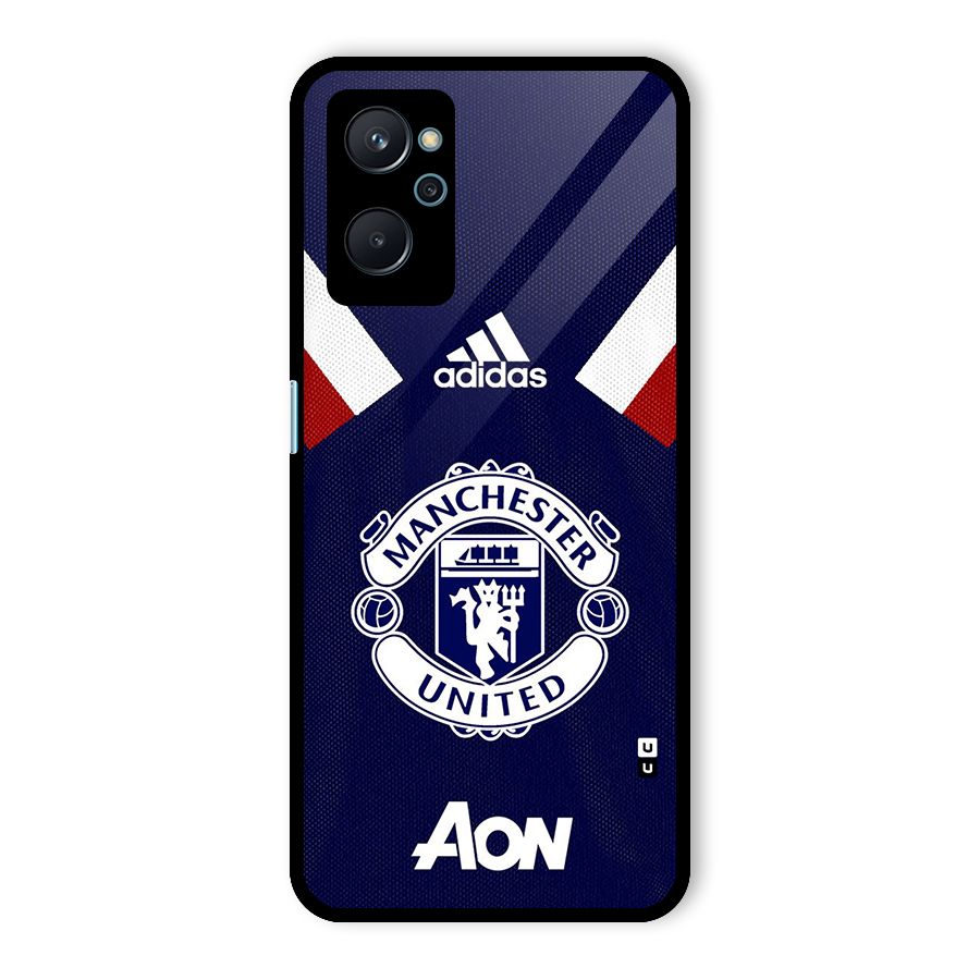 Manchester Jersy Glass Back Case for Realme 9i