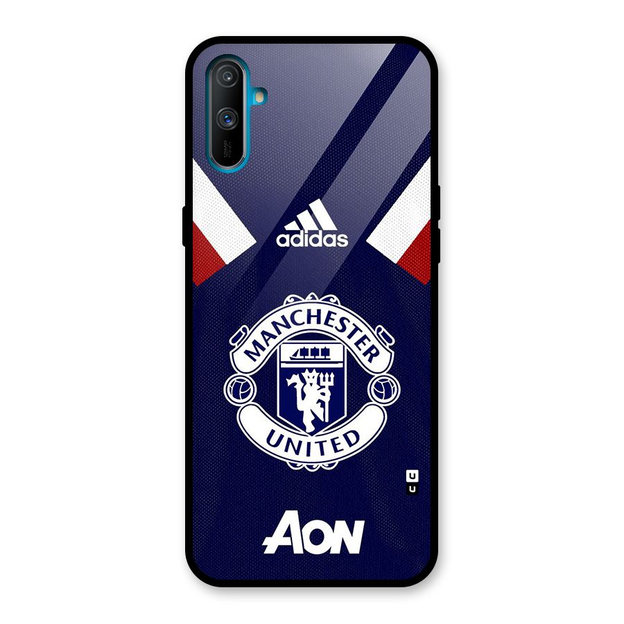 Manchester Jersy Glass Back Case for Realme C3