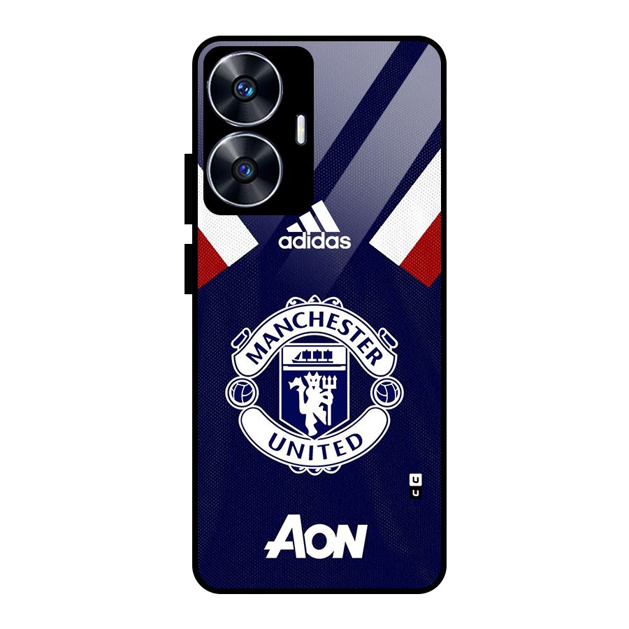 Manchester Jersy Glass Back Case for Realme Narzo N55
