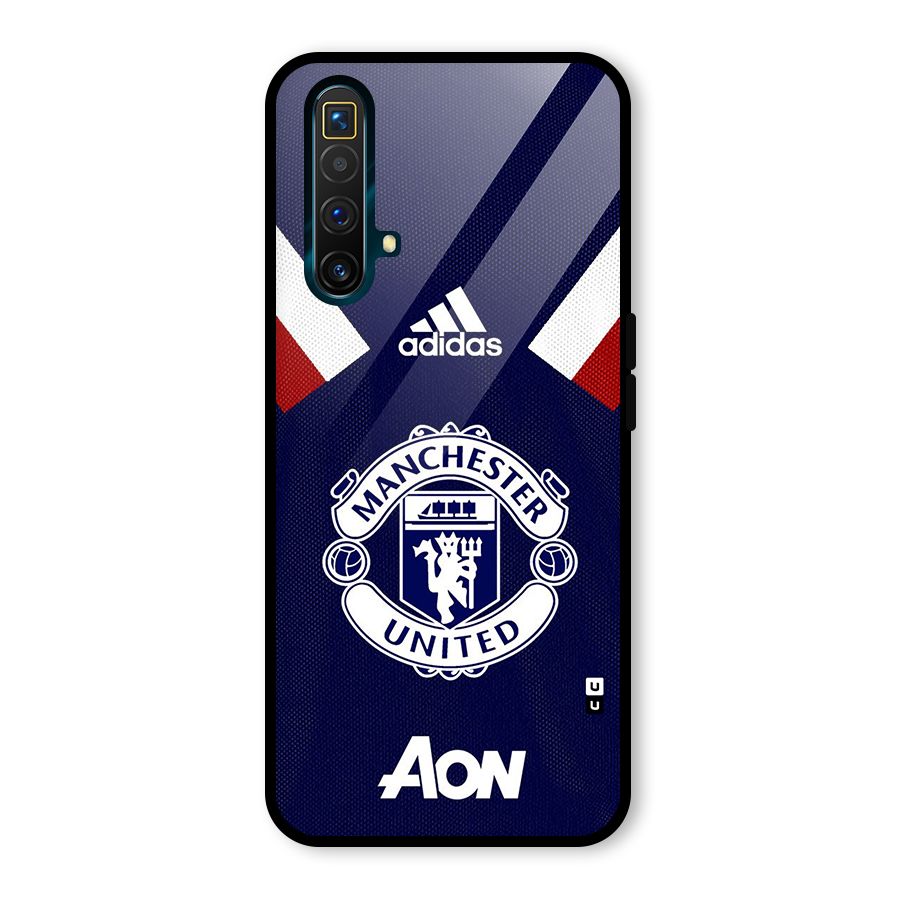 Manchester Jersy Glass Back Case for Realme X3