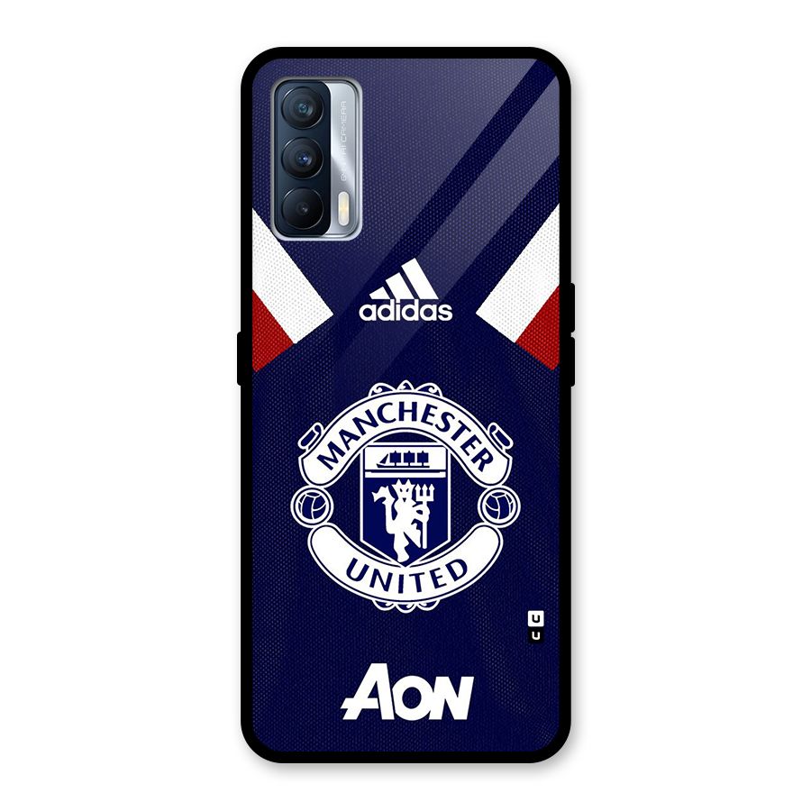 Manchester Jersy Glass Back Case for Realme X7