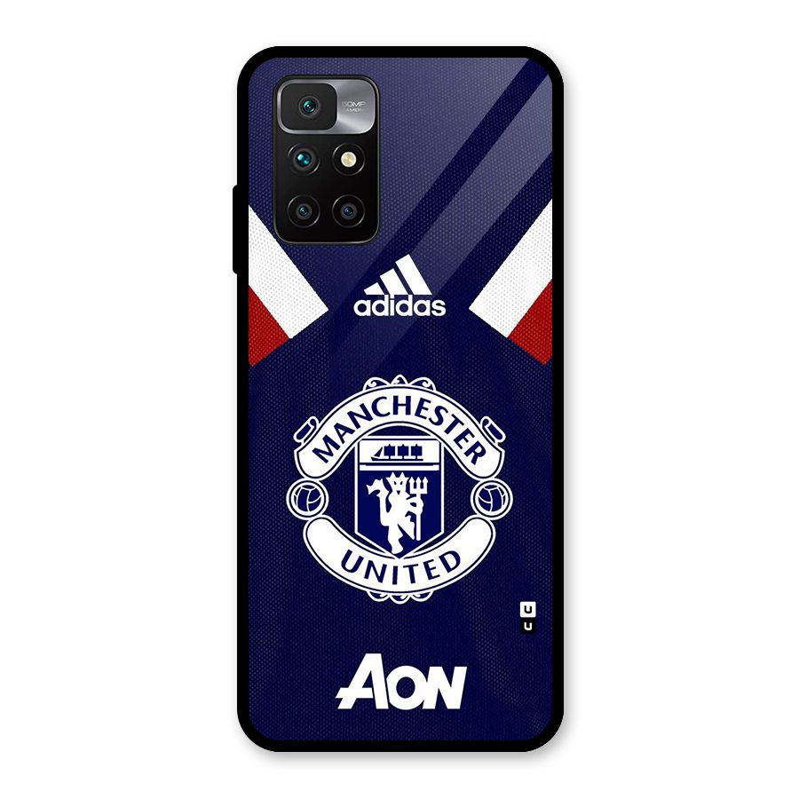 Manchester Jersy Glass Back Case for Redmi 10 Prime