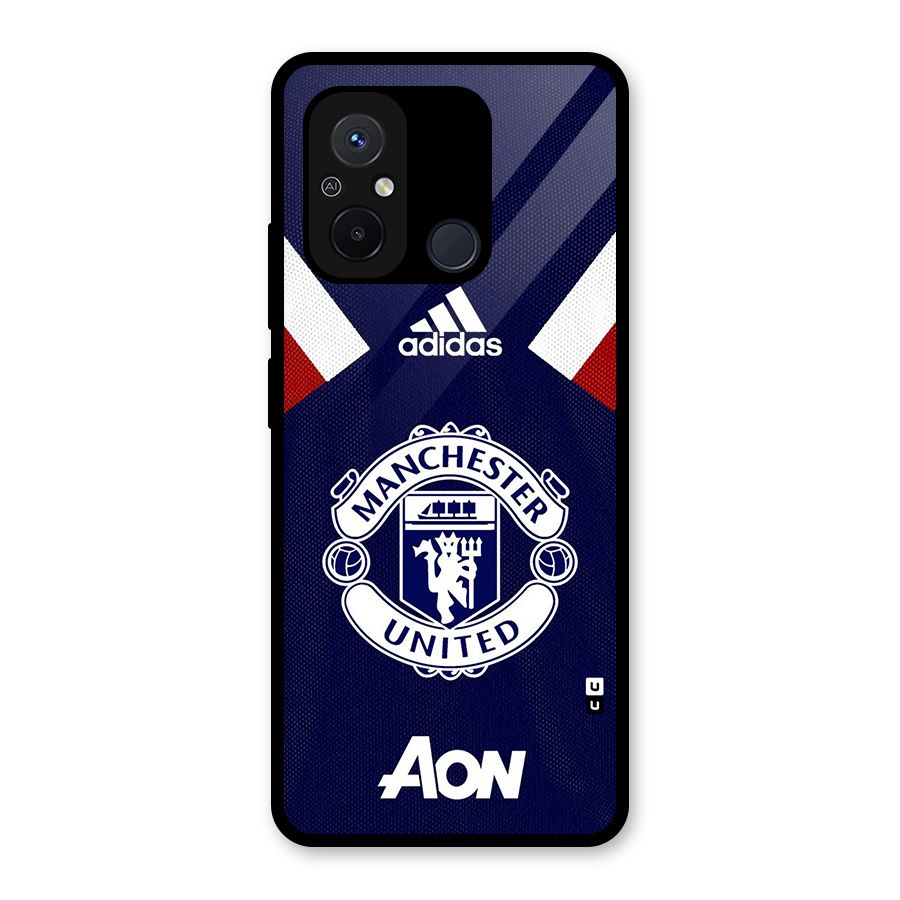 Manchester Jersy Glass Back Case for Redmi 12C