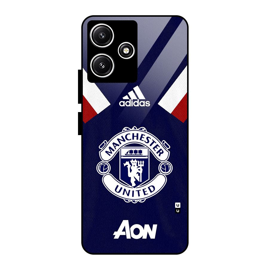 Manchester Jersy Glass Back Case for Redmi 12 5G