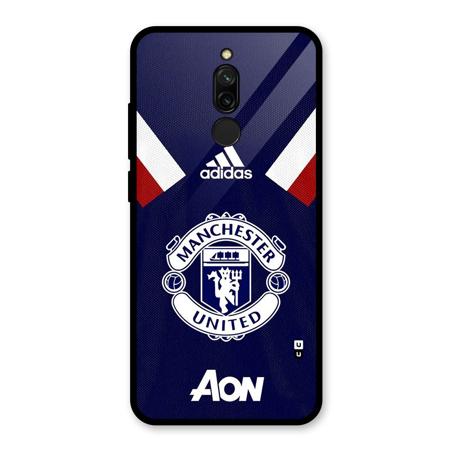 Manchester Jersy Glass Back Case for Redmi 8