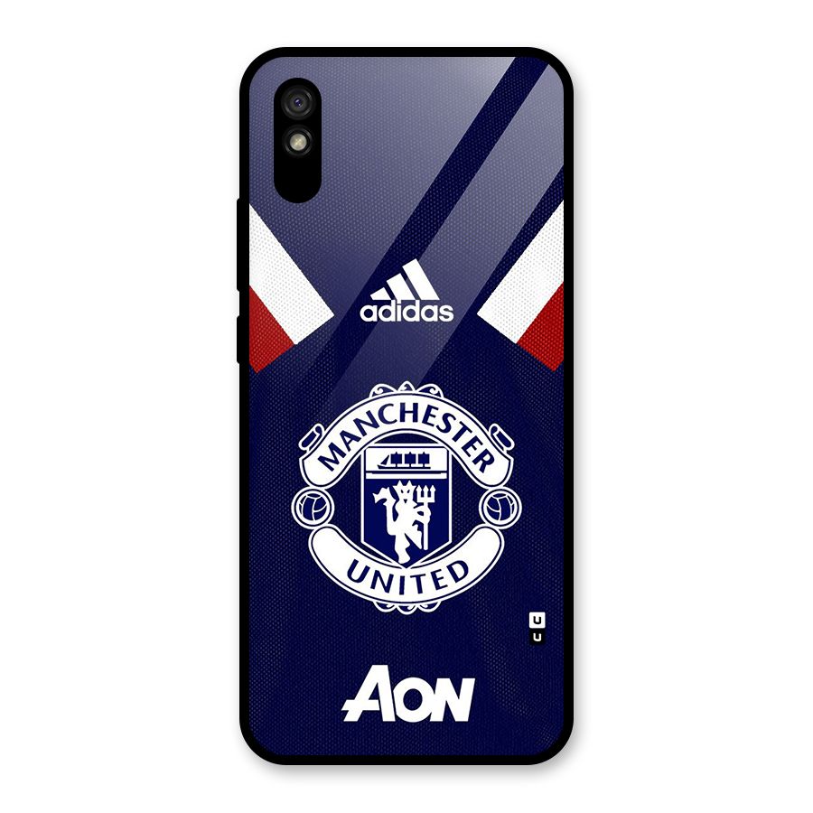 Manchester Jersy Glass Back Case for Redmi 9A