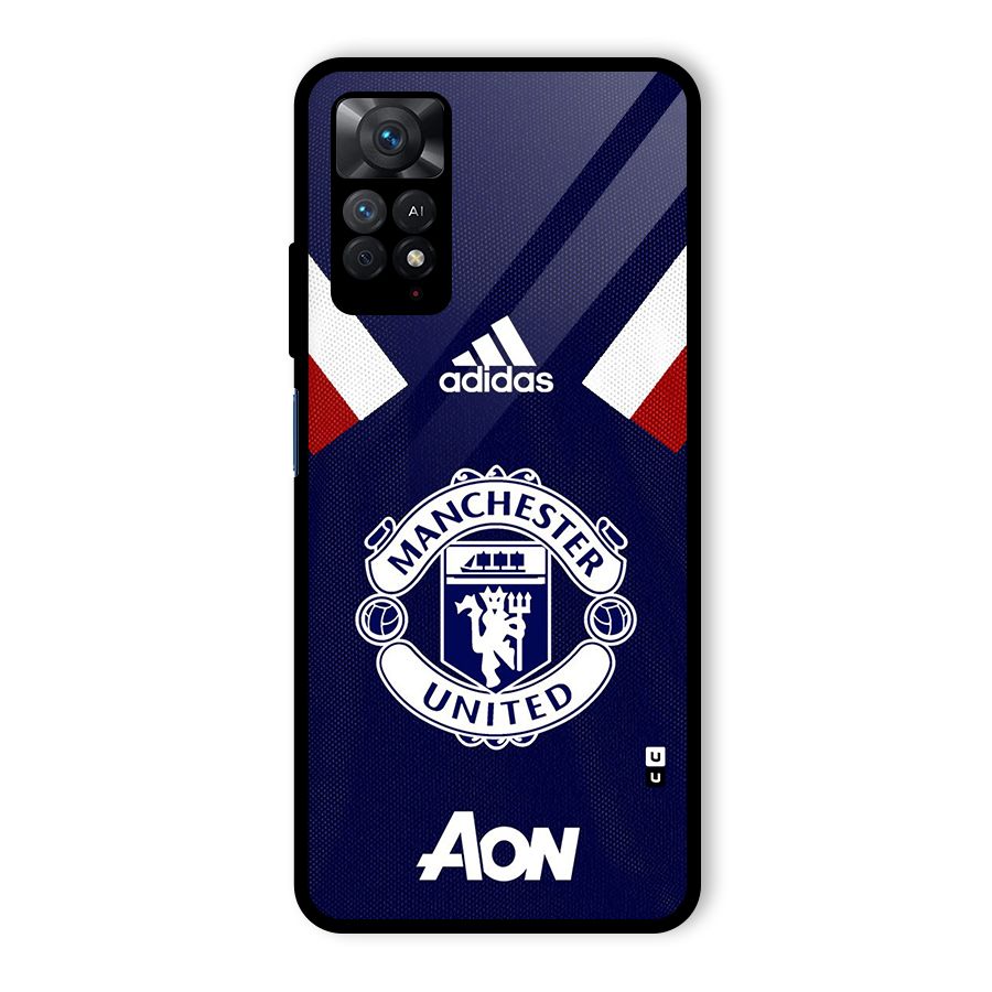 Manchester Jersy Glass Back Case for Redmi Note 11 Pro Plus 5G