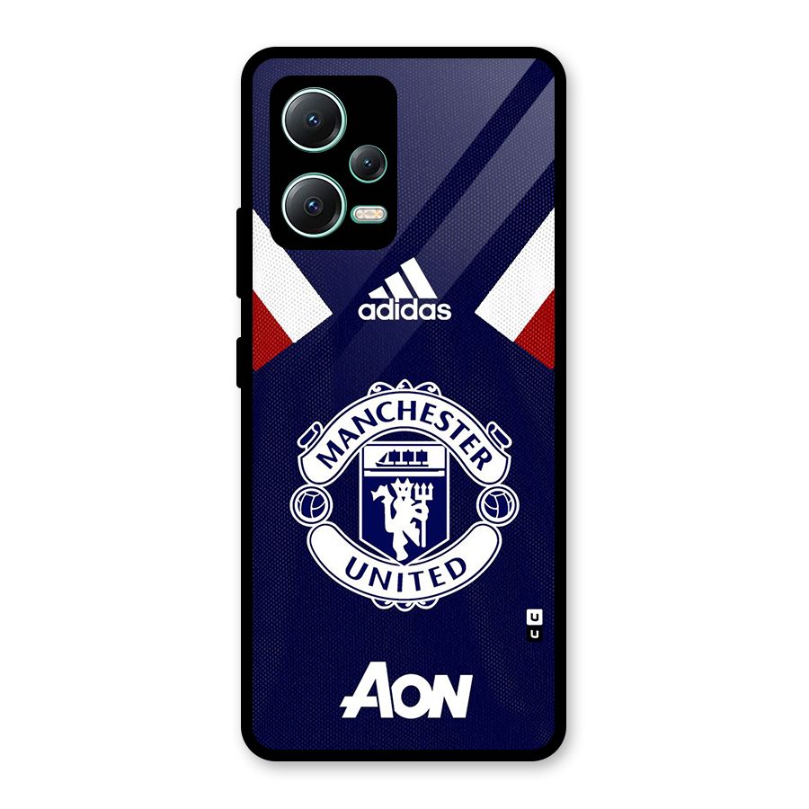 Manchester Jersy Glass Back Case for Redmi Note 12 5G