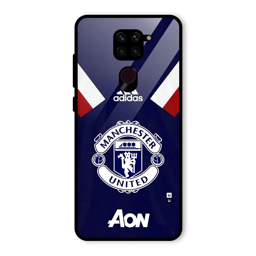 Manchester Jersy Glass Back Case for Redmi Note 9