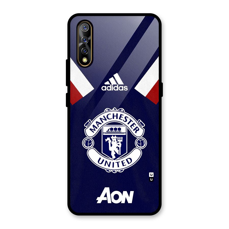Manchester Jersy Glass Back Case for Vivo S1