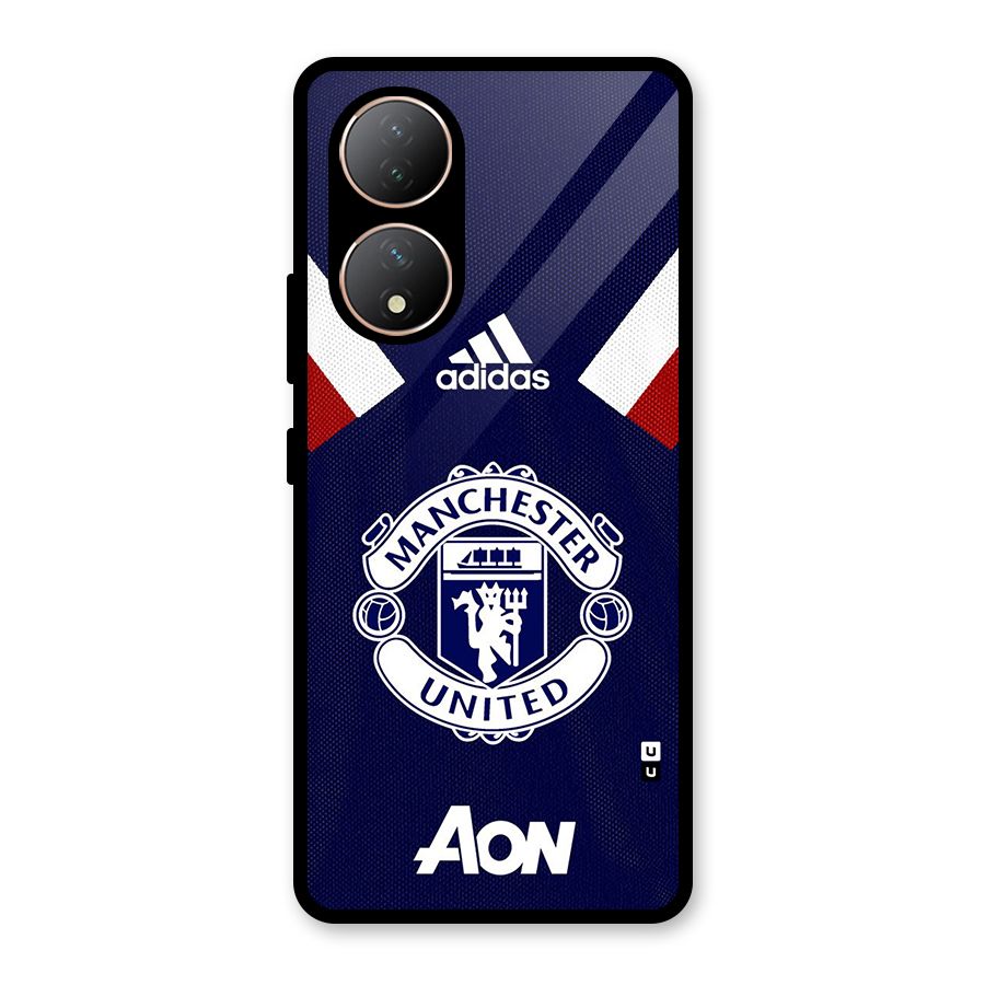 Manchester Jersy Glass Back Case for Vivo T2