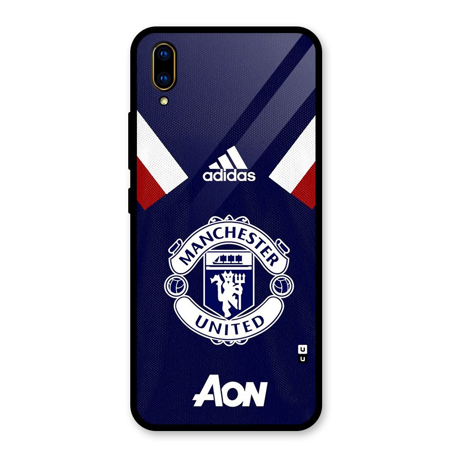 Manchester Jersy Glass Back Case for Vivo V11 Pro
