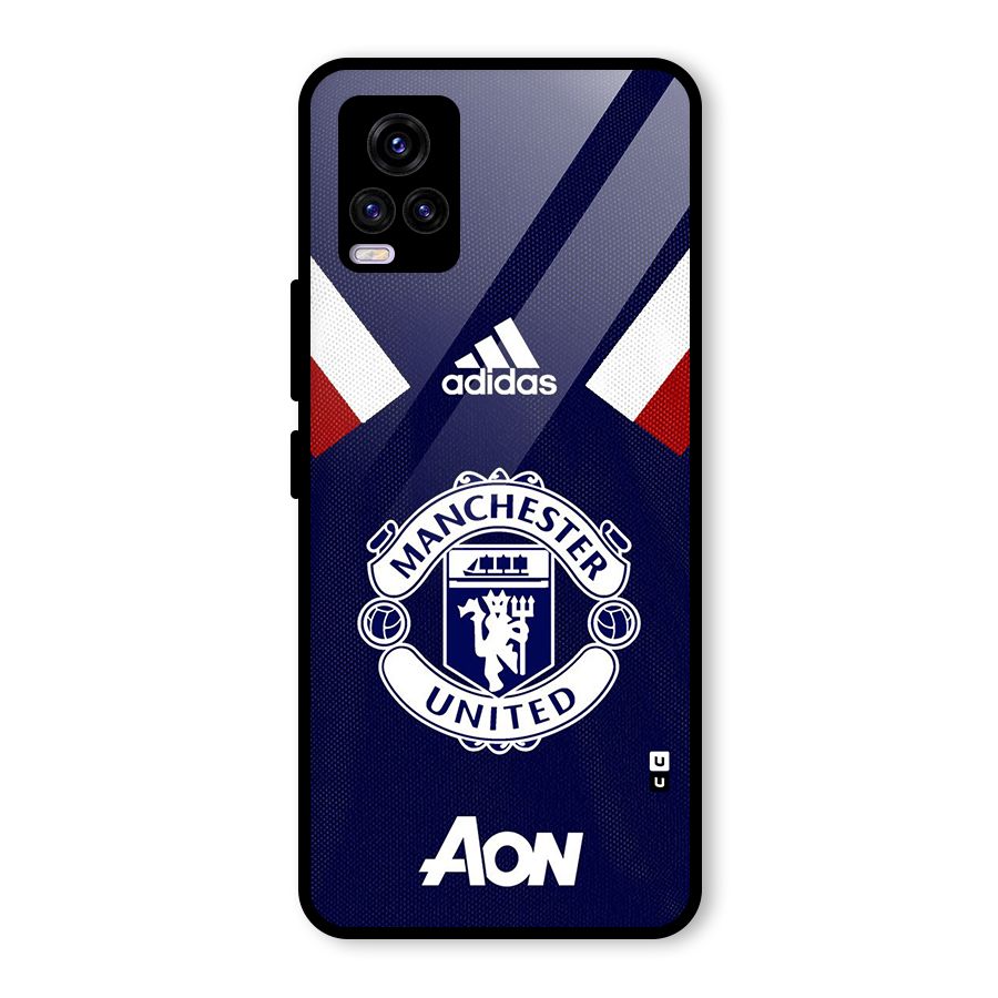 Manchester Jersy Glass Back Case for Vivo V20