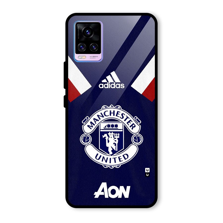 Manchester Jersy Glass Back Case for Vivo V20 Pro