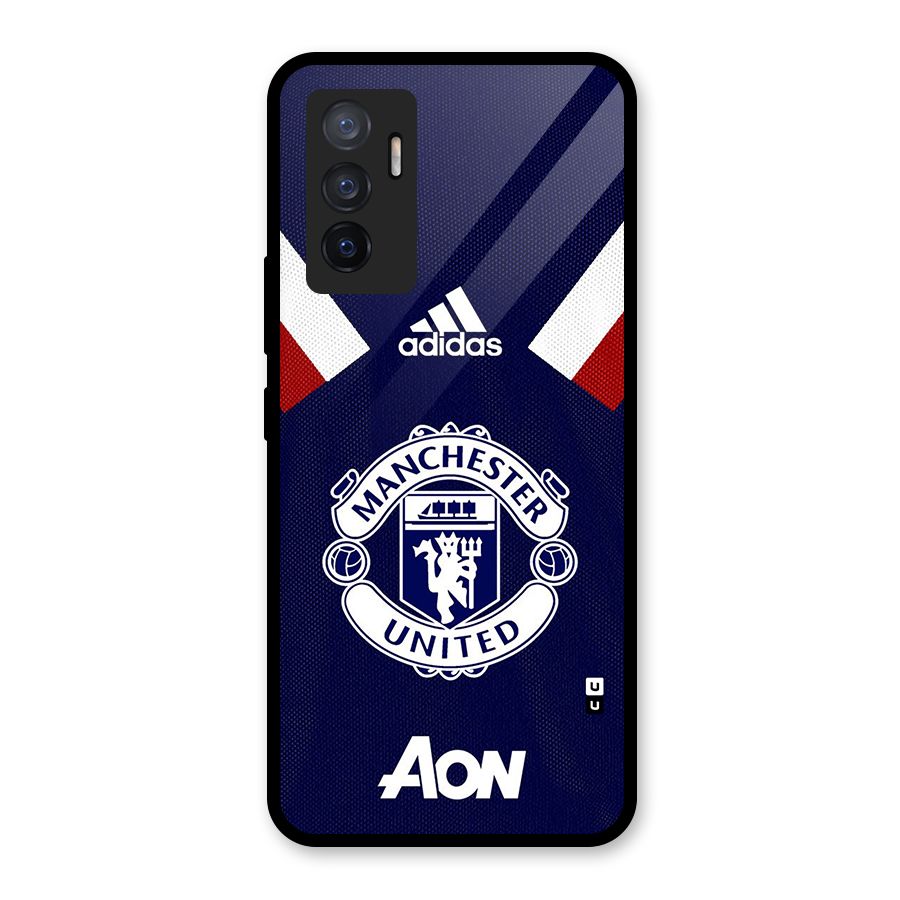 Manchester Jersy Glass Back Case for Vivo V23e
