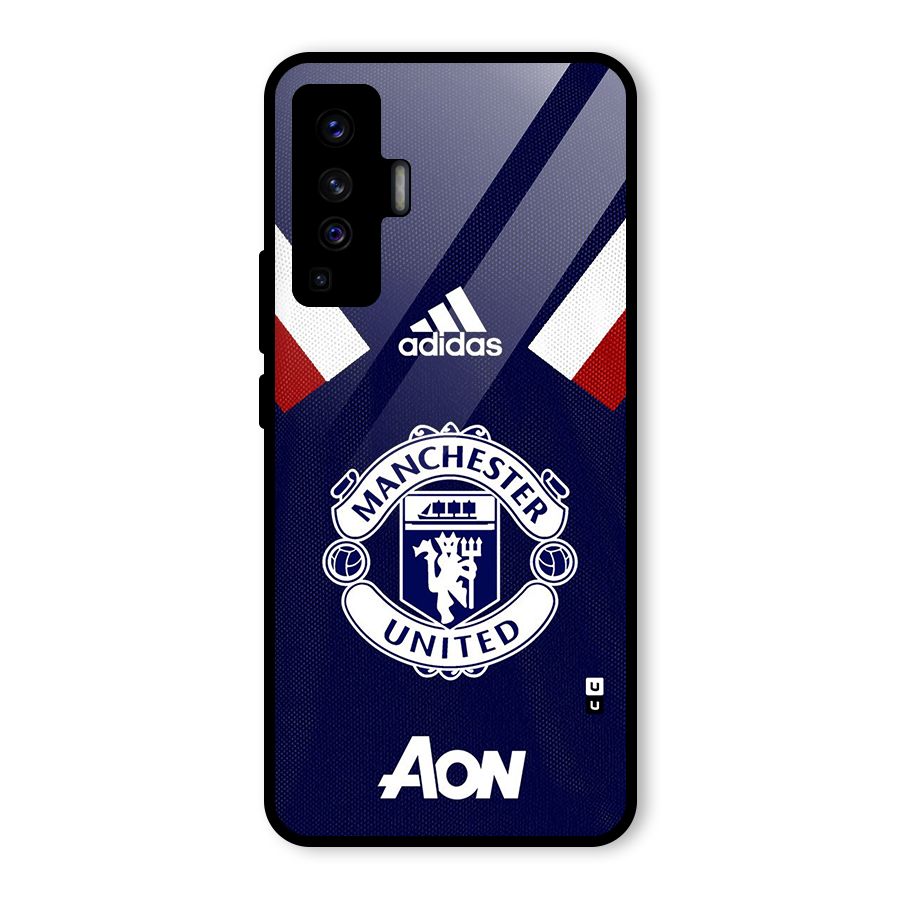 Manchester Jersy Glass Back Case for Vivo X50