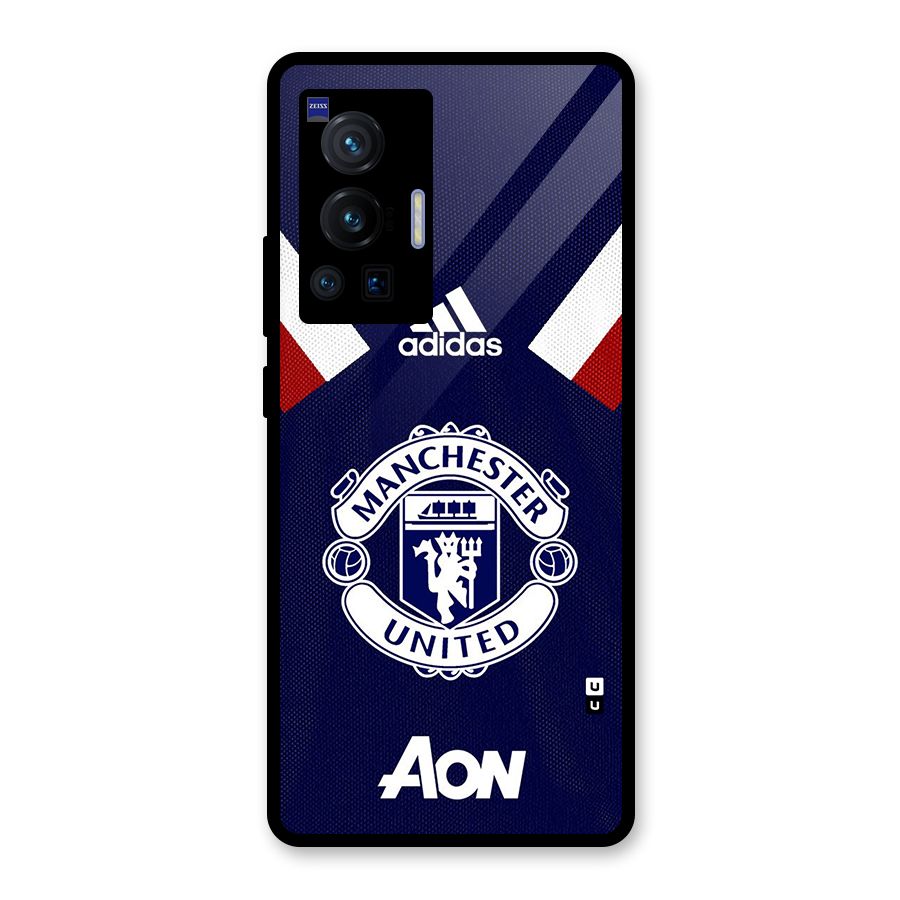 Manchester Jersy Glass Back Case for Vivo X70 Pro