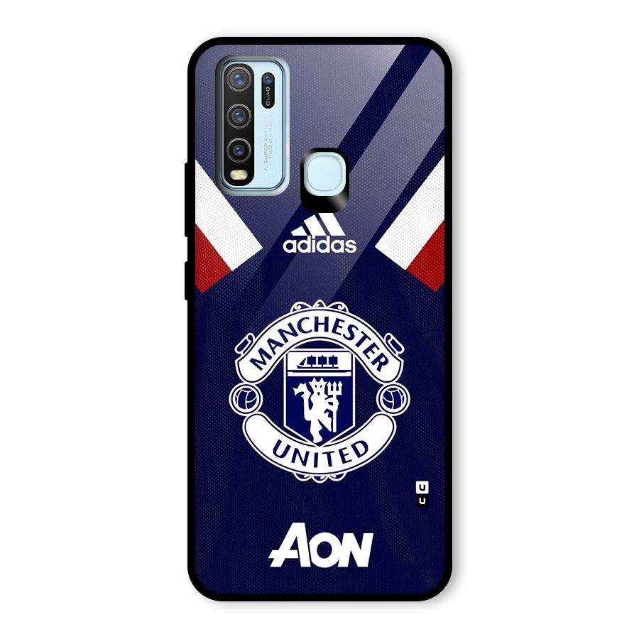 Manchester Jersy Glass Back Case for Vivo Y30
