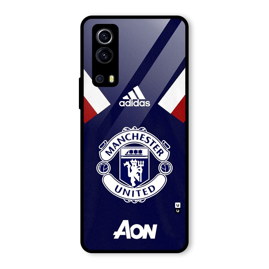 Manchester Jersy Glass Back Case for Vivo iQOO Z3